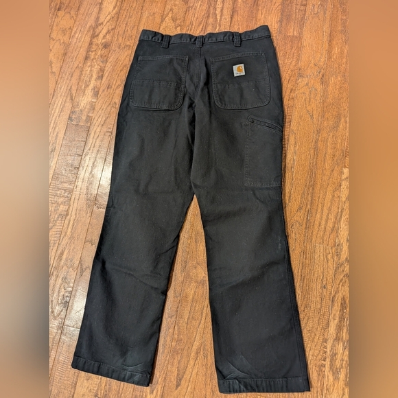 Carhartt Pants, Rugged Flex Mens Black Relaxed Fit Pants 33/30 - Picture 7 of 7